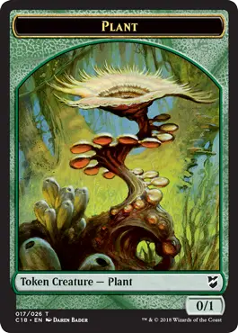 Cat Warrior (2//2, forestwalk) // Plant (0//1)