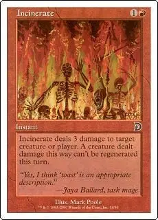Incinerate