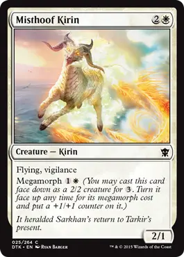 Kirin aux sabots de brume