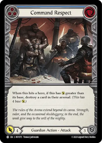Command Respect (Blue)