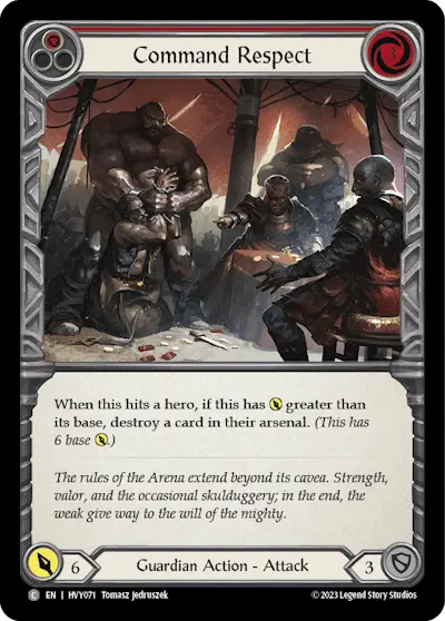 Command Respect (Red)
