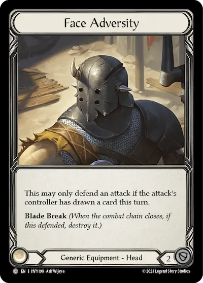 Face Adversity