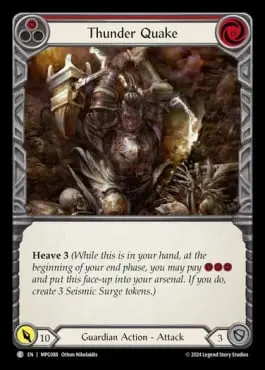 Thunder Quake (Red)