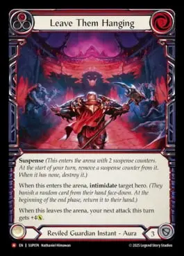 Leave Them Hanging (red)