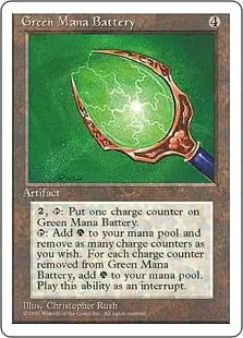 Accumulateur de mana vert