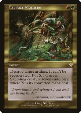 Mutation d'artefact