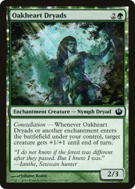 Dryades au cœur de chêne