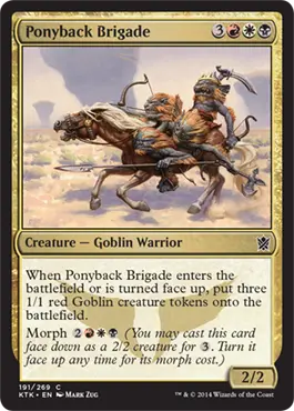 Brigade à dos de poney