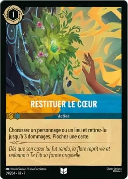Restituer le coeur