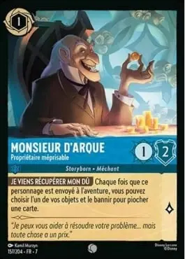 Monsieur d'Arque - Propriétaire méprisable