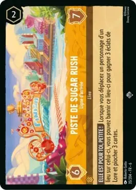 Piste de Sugar Rush - Ligne d’arrivée