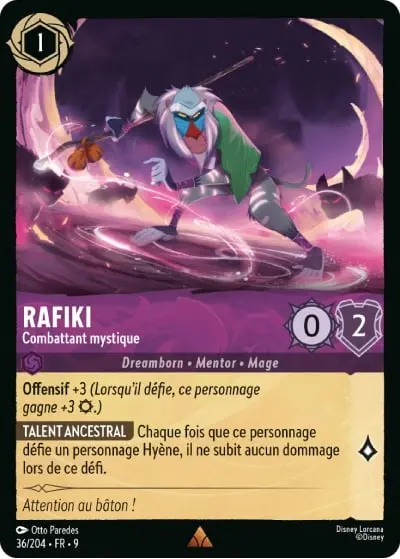 Rafiki - Combattant Mystique