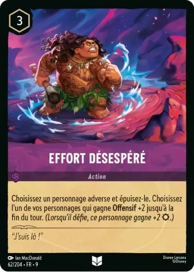 Effort désespéré