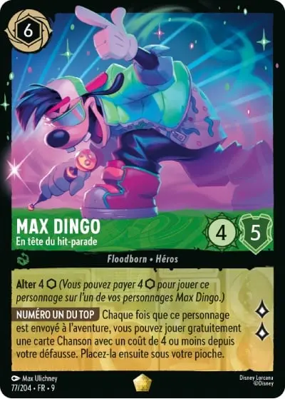 Max Dingo - En tête du hit-parade