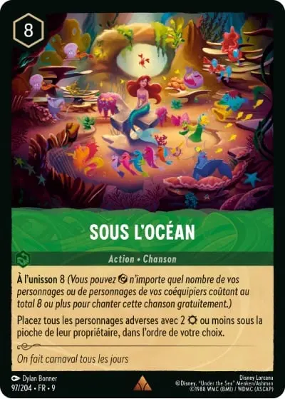 Sous l'océan