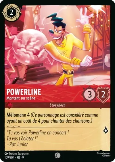 Powerline - Montant sur scène