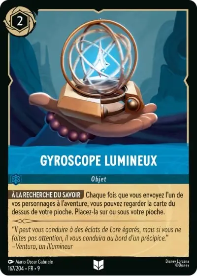 Gyroscope lumineux