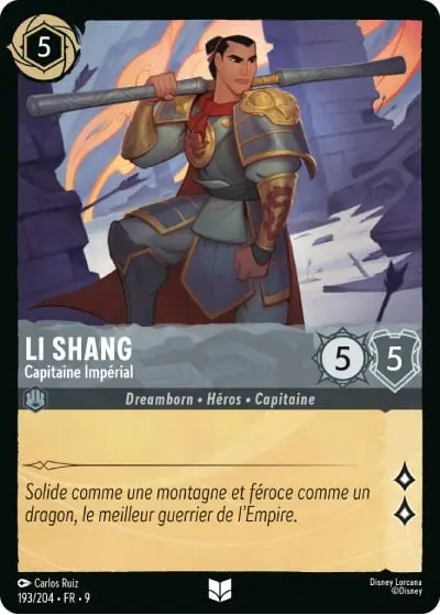 Li Shang - Capitaine Impérial