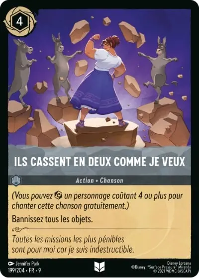 Ils cassent en deux comme je veux