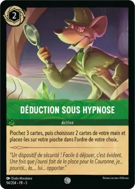 Déduction sous hypnose