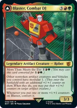 Blaster, Combat DJ // Blaster, Morale Booster