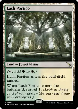Portique luxuriant