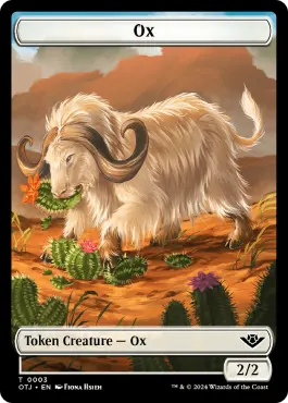 Ox (2/2, white)