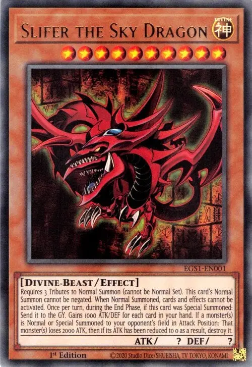 Slifer, le Dragon Céleste