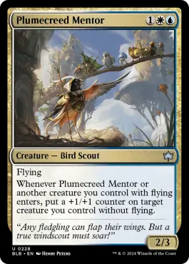 Mentor crédo-de-plume