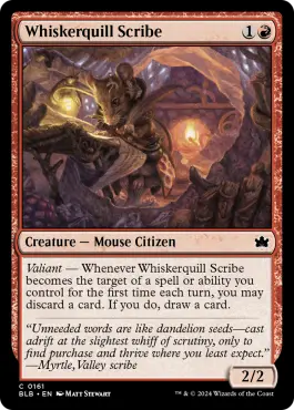 Scribe plumoustache
