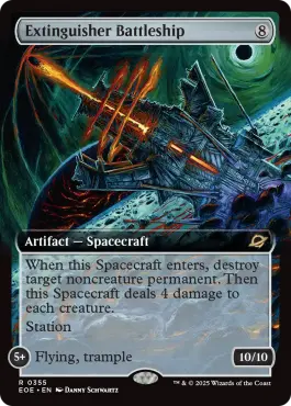 Vaisseau de combat extincteur