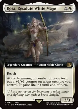 Rosa, mage blanche déterminée