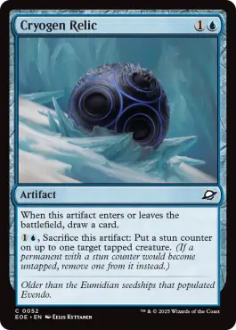 Relique cryogénique