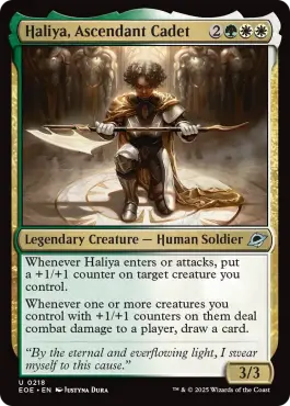 Haliya, cadette ascendante