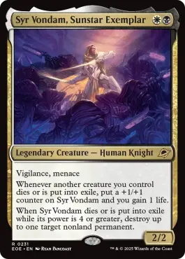 Syr Vondam, archétype de Solétoile