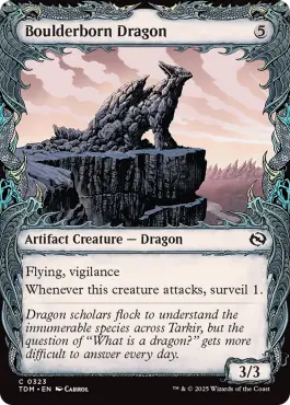 Dragon né des roches