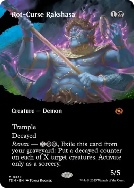 Rakshasa de malédiction de putréfaction