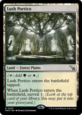 Portique luxuriant