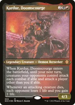 Kardur, fléau du domeskar