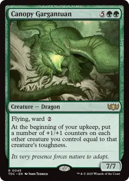 Gargantuesque de la canopée