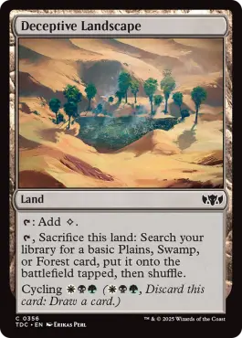 Paysage trompeur