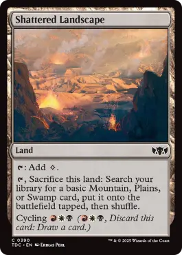Paysage fracassé