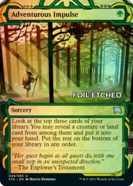 Version normale foil-etched