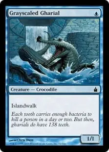 Gavial à écailles grises