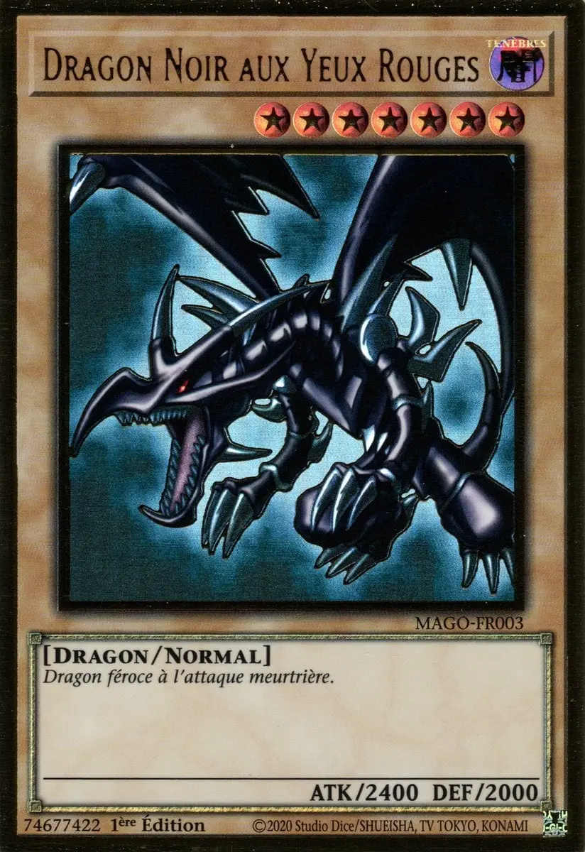 Dragon Noir Aux Yeux Rouges