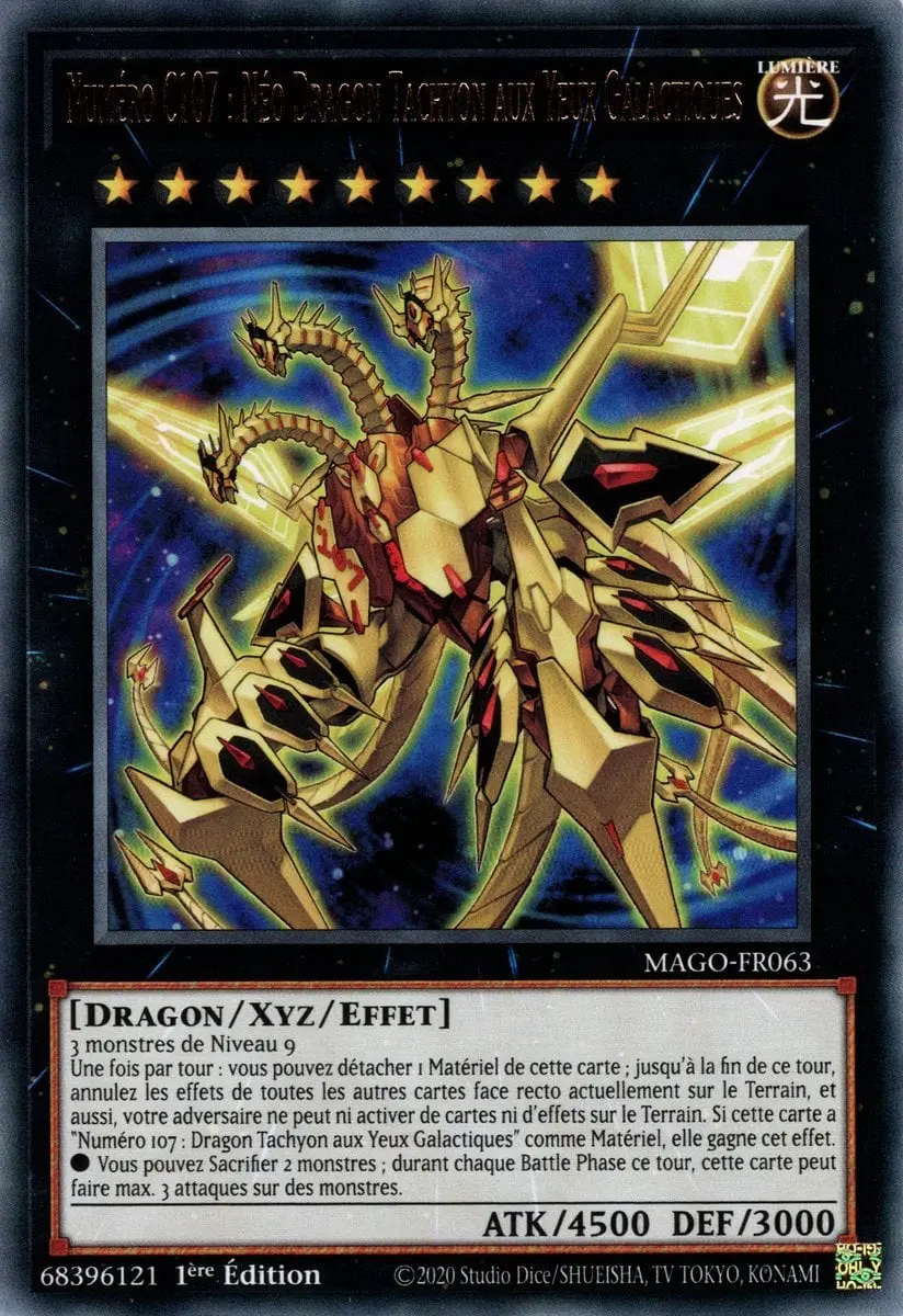 Numéro C107 : Néo Dragon Tachyon aux Yeux Galactiques