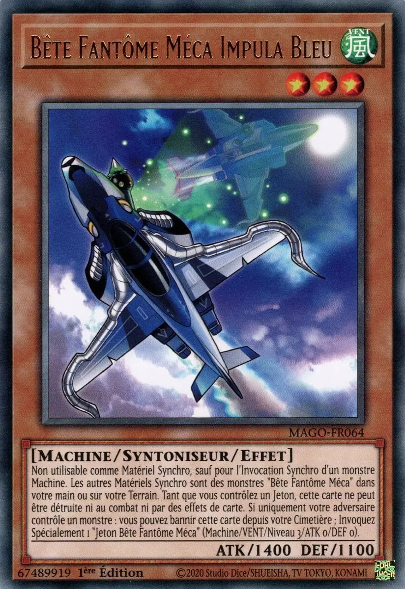 Bête Fantôme Méca Impula Bleu
