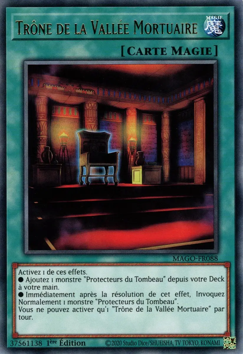 Trône de la Vallée Mortuaire