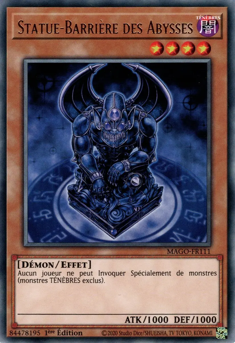 Statue-Barrière des Abysses