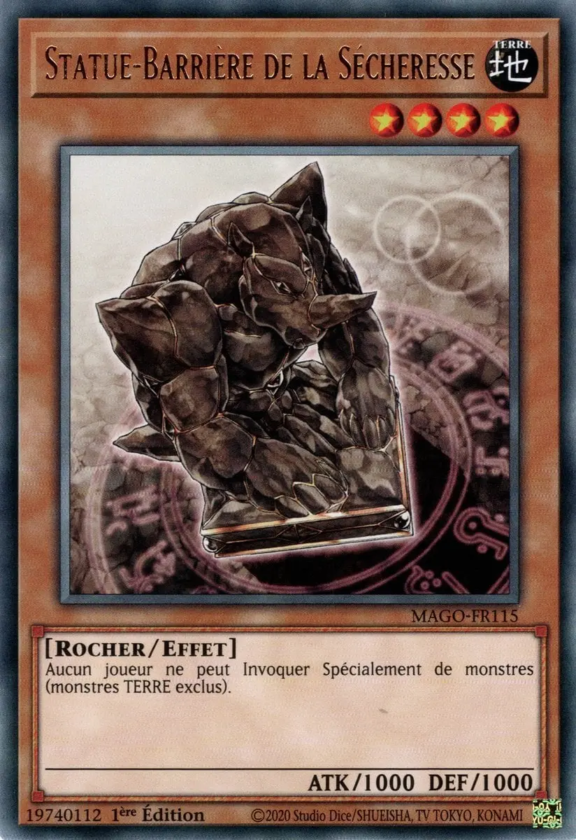 Statue-Barrière de la Sécheresse